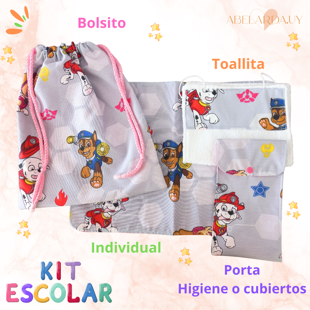 KIT ESCOLAR AUTOS