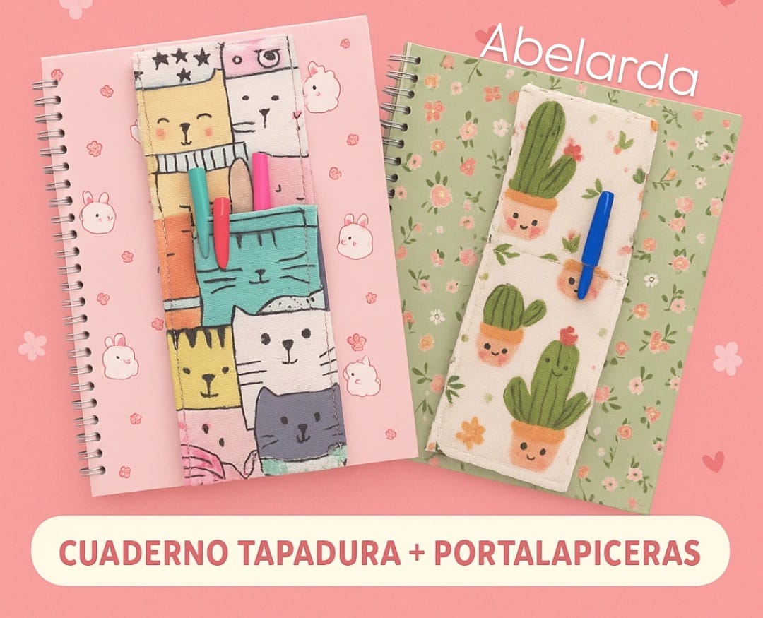 CUADERNO TAPADURA Y PORTALAPICERA